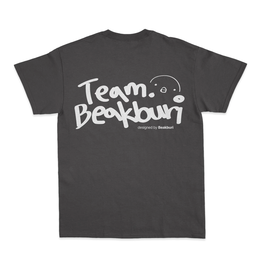 Team. Beakburi / Black 티셔츠 디자인